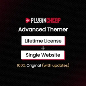 PluginCheap | Advanced Themer With Original License Key Lifetime Validity & Auto-updates.